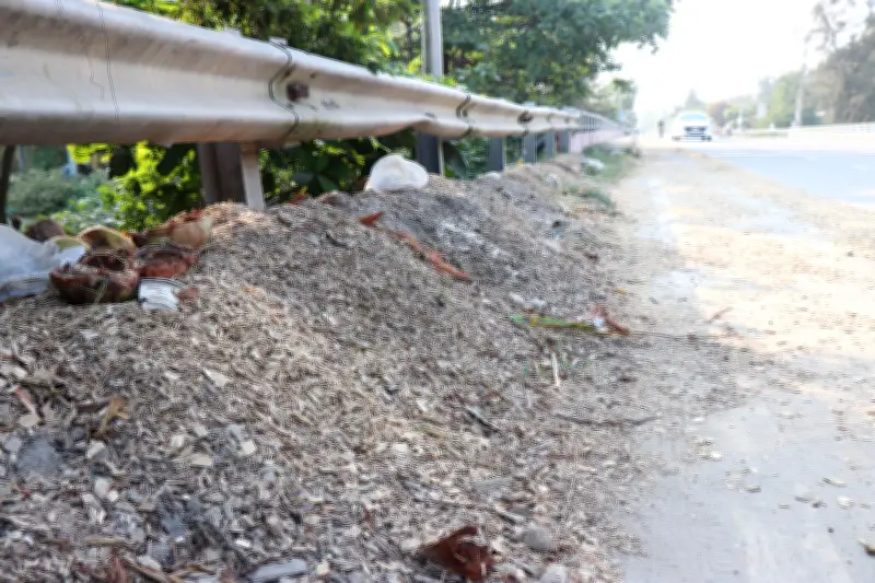 Xe tải chở gỗ gặp tai nạn, gỗ rải đầy mặt đường Quốc lộ 24C