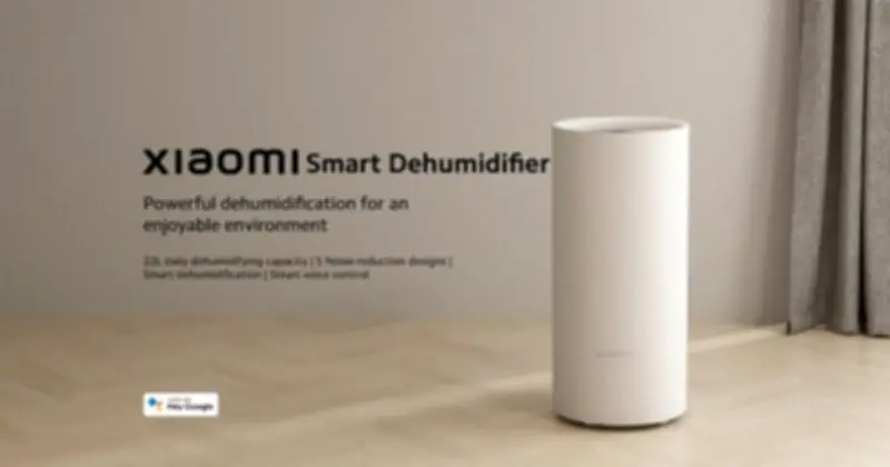 Xiaomi ra mắt máy hút ẩm 22L thông minh, điều khiển bằng giọng nói và ứng dụng