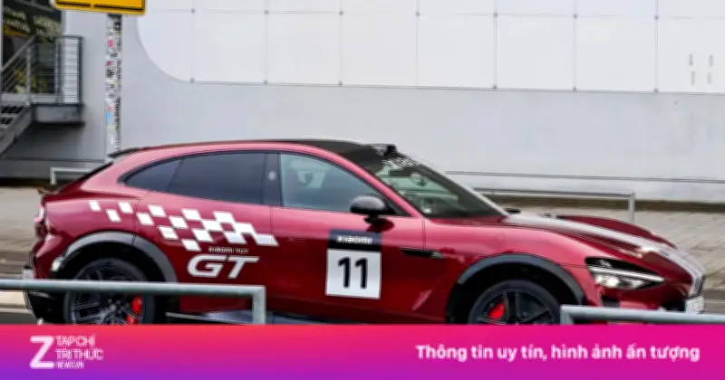 Xiaomi YU7 GT: Siêu xe điện hơn 1.000 mã lực lộ diện tại Nurburgring