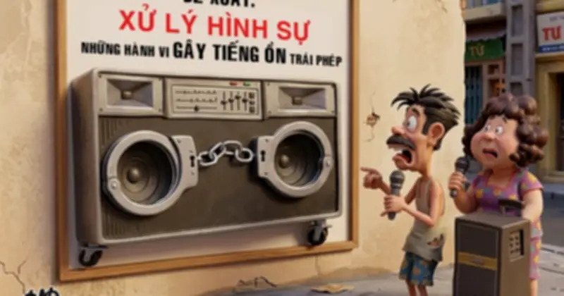 Đề xuất bổ sung tội gây ô nhiễm tiếng ồn vào Bộ luật Hình sự