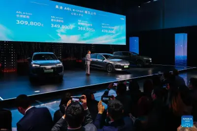 Audi ra mắt sedan điện hạng sang A6L e-tron tại thị trường Trung Quốc