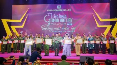 Bế mạc Liên hoan giọng hát hay Công an Thủ đô lần thứ II năm 2026