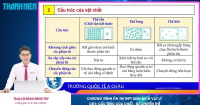 Bí Quyết Ôn Thi THPT 2026 Môn Vật Lý: Nắm Vững Cấu Trúc Chất Và Sự Chuyển Thể