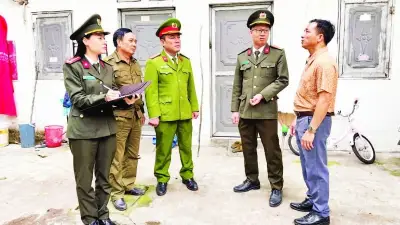 Bình Xuyên tăng cường quản lý an ninh nhà trọ, xây dựng khu trọ an toàn