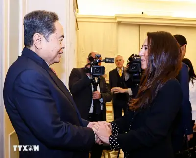 Chủ tịch Quốc hội Trần Thanh Mẫn hội đàm với Phó Chủ tịch Thượng viện Italy Licia Ronzulli