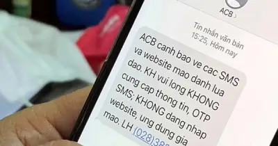 Cảnh báo lừa đảo giả mạo Vietcombank qua SMS tại Ninh Bình