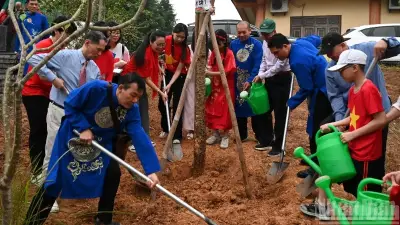 Dự án 'Cung đường Hoa Gạo' tại Đền Hùng: Lan tỏa thông điệp xanh và gìn giữ di sản