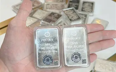 Giá bạc hôm nay 27/4: Phú Quý, DOJI, Ancarat, Sacombank, SBJ giảm bao nhiêu?