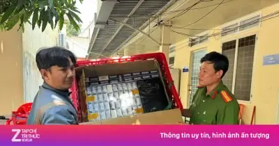 Giả shipper vận chuyển gần 1.500 bao thuốc lá lậu bị bắt tại An Giang