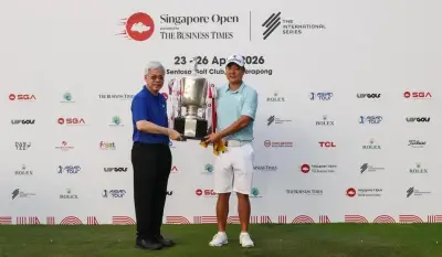 Golfer Hàn Quốc Ham Jeong-woo lần đầu vô địch Singapore Open
