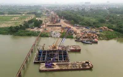 Hà Nội: Dự án cầu Trần Hưng Đạo tăng tốc, quyết tâm về đích đúng kế hoạch