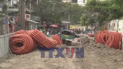 Hà Nội đẩy nhanh giải phóng mặt bằng mở rộng đường Lĩnh Nam trước 30/4