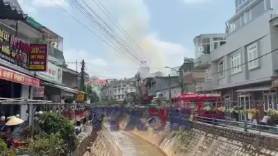 Hỏa hoạn lan nhanh tại đường Tô Ngọc Vân, nhiều căn nhà bị thiêu rụi