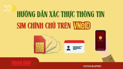 Hướng dẫn chi tiết các bước tự xác nhận SIM chính chủ trên VNeID
