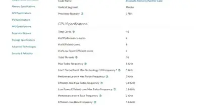 Intel Bổ Sung Chip Core Ultra X7 378H: Khác Biệt Không Nằm Ở Thông Số Kỹ Thuật