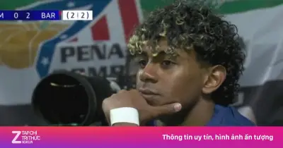 Khoảnh khắc 'triệu view' của Yamal: Ngôi sao trẻ tỏa sáng dù Barcelona dừng bước