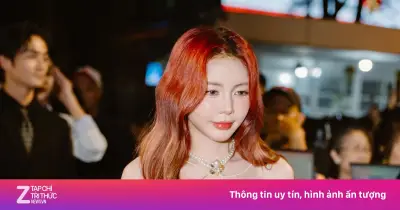 Liz Kim Cương gây chú ý với ngoại hình khác lạ tại buổi ra mắt phim Heo năm móng