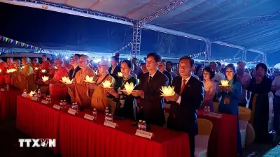 Lào tổ chức lễ tri ân trang trọng cho các anh hùng liệt sĩ Việt Nam tại Xiengkhoang