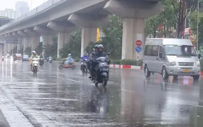 Miền Bắc sắp hứng chịu những trận mưa như trút nước do ảnh hưởng không khí lạnh