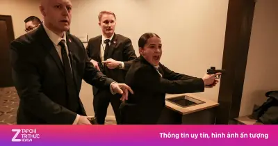 Ông Trump sơ tán khẩn cấp khỏi tiệc Nhà Trắng sau tiếng súng, nghi phạm bị bắt