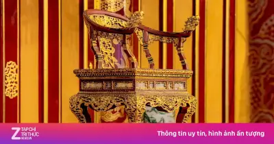 Ngai vàng triều Nguyễn vẫn chưa phục chế sau gần một năm bị đập gãy