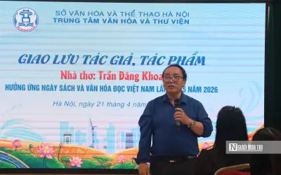 Ngày Sách và Văn hóa đọc Việt Nam lần thứ 5: Nhà thơ Trần Đăng Khoa truyền lửa đam mê đọc sách