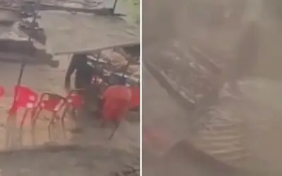 Tai nạn giao thông kinh hoàng ở Ấn Độ: Xe tải lật đè chết người, clip lan truyền gây sốc