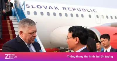 Thủ tướng Slovakia Robert Fico đến Hà Nội, bắt đầu thăm chính thức Việt Nam