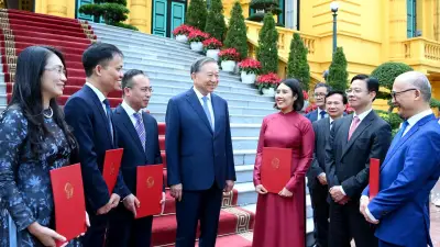 Tổng Bí thư, Chủ tịch nước Tô Lâm trao quyết định bổ nhiệm 5 Đại sứ