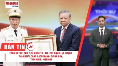 Tổng Bí thư Tô Lâm dự lễ kỷ niệm 80 năm Tham mưu Công an, Quốc hội thảo luận luật