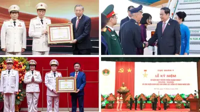 Tổng Bí thư Tô Lâm trao danh hiệu Anh hùng cho lực lượng Tham mưu Công an