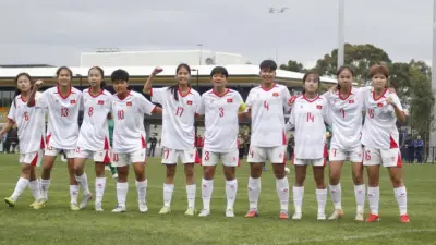 U15 Nữ Việt Nam Thắng Đậm 3-1 Trước Tasmania Tại Giải Giao Hữu Úc