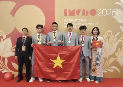 Việt Nam xuất sắc giành 2 HCV tại kỳ thi Hóa học khó nhất hành tinh