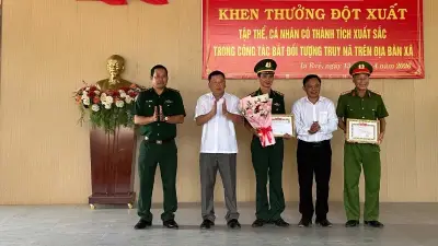 Xã Biên Giới Ia Rvê Kiên Cố An Ninh Với Chiến Công Bắt Giữ Đối Tượng Truy Nã Nguy Hiểm