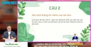 Bí quyết ôn thi THPT 2026 môn Ngữ văn: Chuyên đề 1 - Các dạng câu hỏi đọc hiểu văn bản thông tin