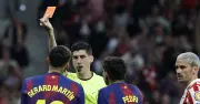 Barca Ngược Dòng Hạ Atletico Trong Tranh Cãi Thẻ Đỏ, Simeone Bức Xúc