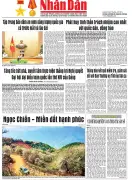 Báo Nhân Dân số 25707: Đẩy mạnh công tác xây dựng Đảng và phát triển kinh tế - xã hội