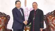 Chủ tịch Quốc hội Trần Thanh Mẫn chúc mừng Tổng Giáo phận Hà Nội, ghi nhận đóng góp của đồng bào Công giáo