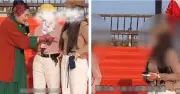 Chồng giả độc thân đi hẹn hò, vợ bất ngờ xuất hiện bóc mẽ trên sân khấu Trung Quốc