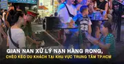 Công An Phường Bến Thành Tăng Cường Xử Lý Hàng Rong, Ăn Xin Sau Phản Ánh