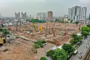 Hà Nội siết chặt quản lý, xử lý nghiêm ô nhiễm bụi từ công trình xây dựng