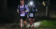 Hai bố con cùng chinh phục cự ly 100 km tại giải chạy địa hình