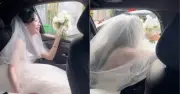 Hai cô dâu đổi hoa cưới trên đường để hóa giải điều không may