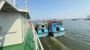Hải đội Dân quân Đà Nẵng kịp thời cứu hộ tàu cá gặp nạn trên biển Sơn Trà