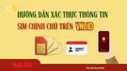Hướng dẫn chi tiết các bước tự xác nhận SIM chính chủ trên VNeID