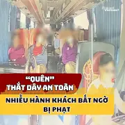 Hàng Loạt Hành Khách Bị Phạt Vì Quên Thắt Dây An Toàn Trên Xe