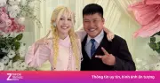Hậu Hoàng dự đám cưới Mũi trưởng Long, gây chú ý với phong cách trẻ trung