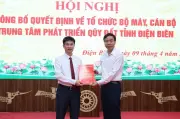 Điện Biên thành lập Trung tâm Phát triển quỹ đất tỉnh, bổ nhiệm Phó Giám đốc mới