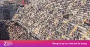 Khán đài dựng đứng tại sân Mestalla gây sốt mạng xã hội