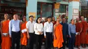 Lãnh đạo Quốc hội thăm, chúc Tết Chôl Chnăm Thmây đồng bào Khmer tại Cà Mau
